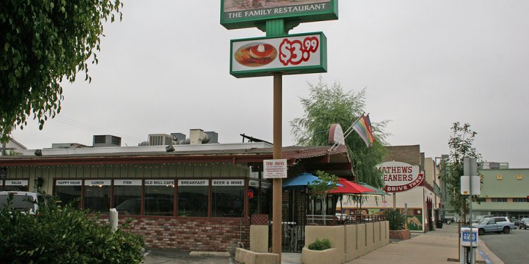 North Park Buildings - Old Mill Cafe