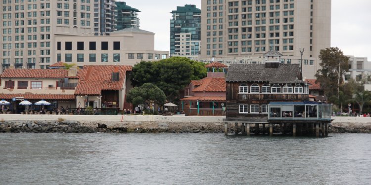 San Diego - Seaport Village Restaurant on Pier #1 of 3