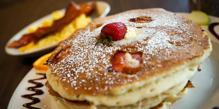 Strawberry Banana Pancakes - The Mission, San Diego, CA