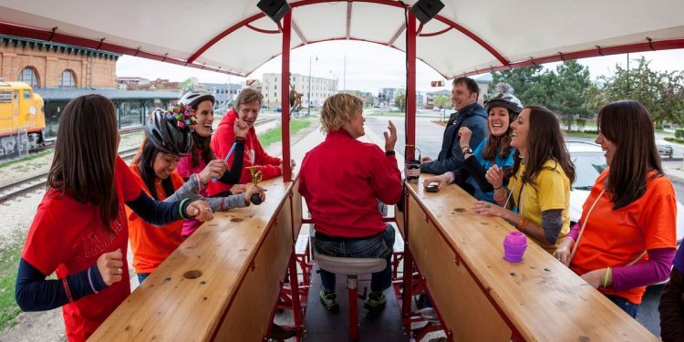 Woozy on wheels: Pedal pubs